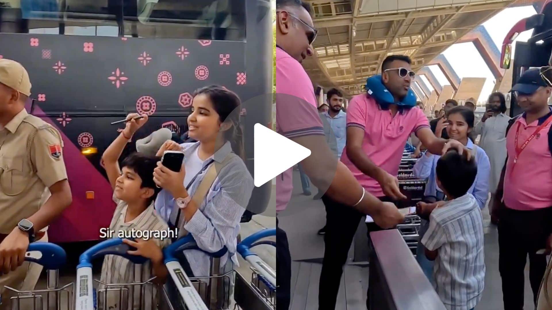 [Watch] R Ashwin's Heartwarming Moment With 'Cute Little Friend' Goes Viral